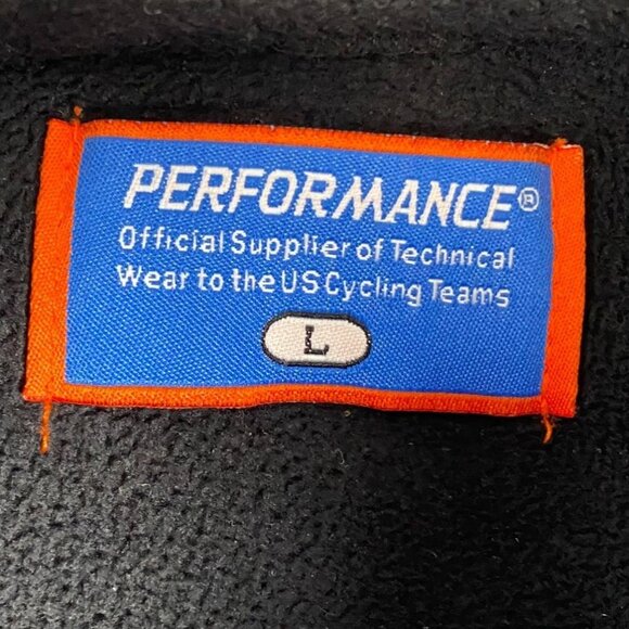 Performance Cycling Men's Jacket Large Blue & Black Fleece Full-Zip - Picture 3 of 8